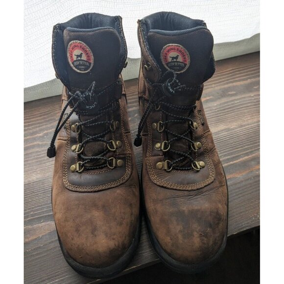 *  Mens Red Wing Irish Setter 83617 Brown Leather Soft Toe Work Boots Size 12 main image 7